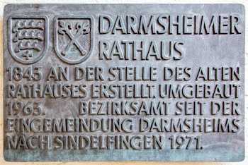 Tafel Darmsheimer Rathaus